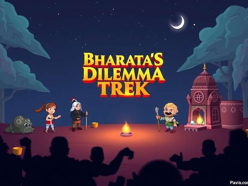 Bharata S Dilemma Trek Game Screenshot